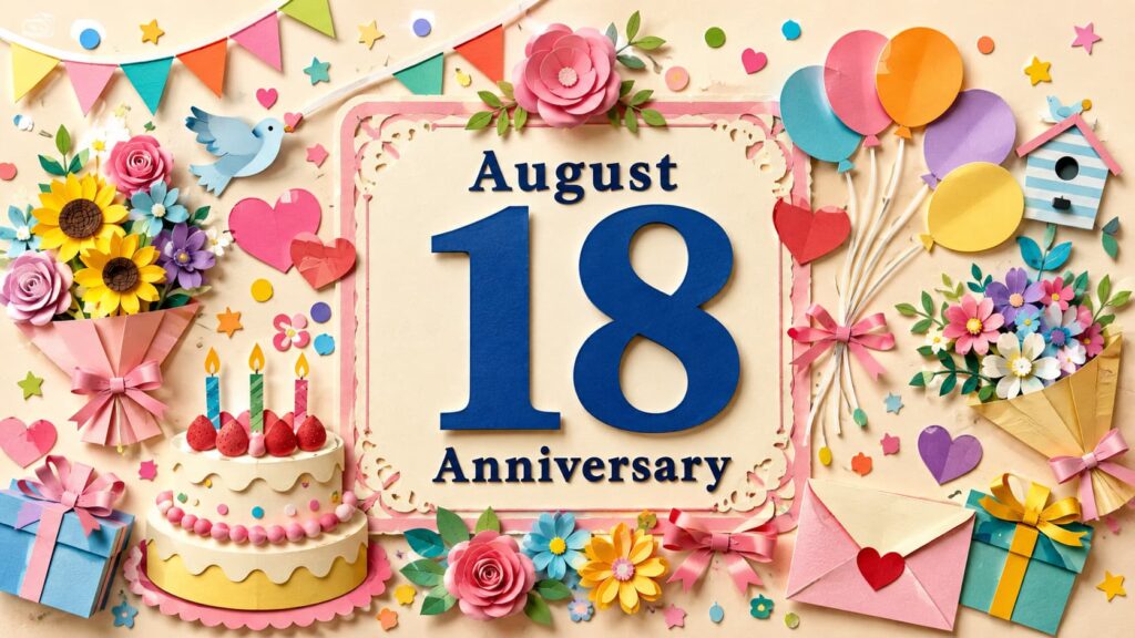 8月18日は何の日かを紹介し、米の日、高校野球記念日、ビーフンの日、健康食育の日、糸ようじの日など17の記念日の由来を解説