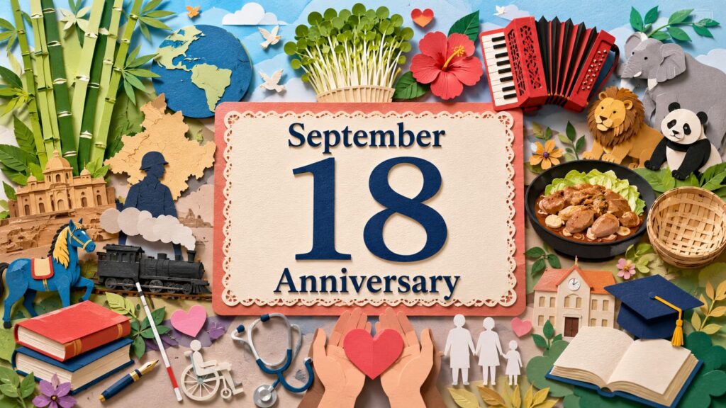 9月18日は何の日？世界竹の日、かいわれ大根の日、しまくとぅばの日、満州事変、「医療的ケア児・者」支援の日など9月18日の記念日を紹介