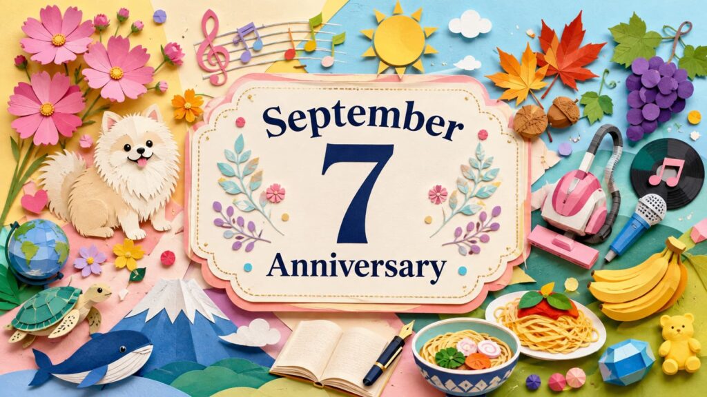 9月7日は何の日？白露、CMソングの日、クリーナーの日、絶滅危惧種の日、近江ちゃんぽんの日など9月7日の記念日