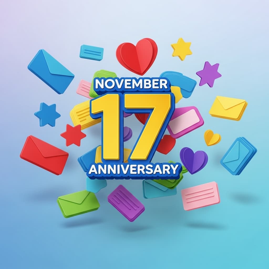 11月17日の記念日である国際学生の日や将棋の日を象徴するカラフルな雰囲気を持つアート風画像