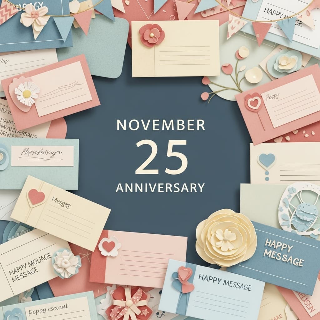 11月25日の記念日一覧、女性に対する暴力廃絶のための国際デーやOLの日、プリンの日などを紹介するブログ用ビジュアル