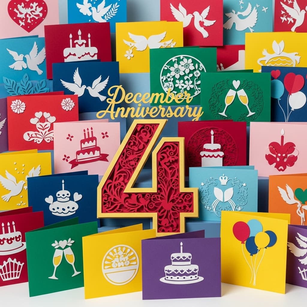 12月4日の記念日「E.T.の日」「人権週間」「みたらしだんごの日」などに関する内容を表現したカラフルなイメージ