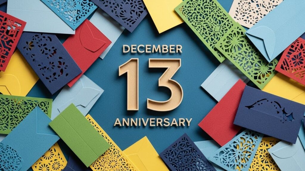 12月13日の記念日一覧と意味を伝えるカラフルで印象的なビジュアル