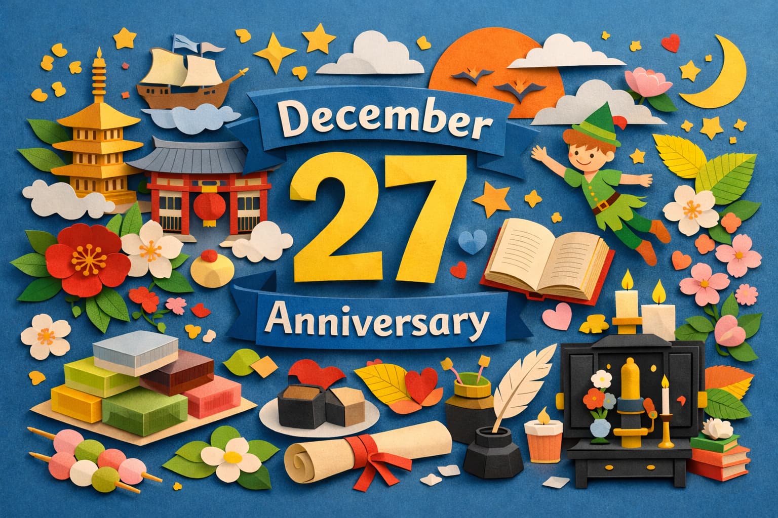 12月27日は何の日 浅草仲見世記念日 ピーターパンの日 寒天発祥の日 仏壇の日 夕焼忌を紹介