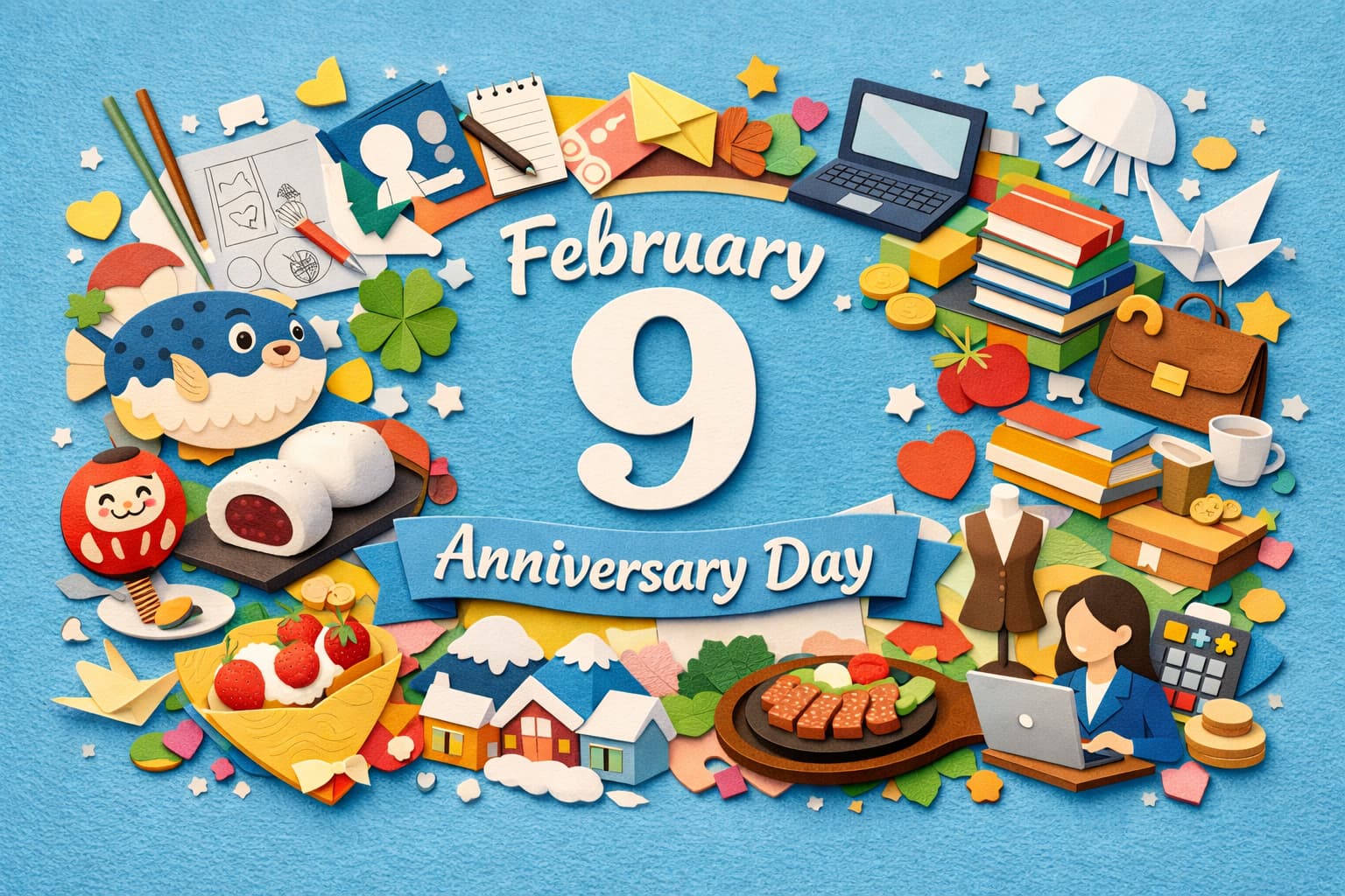 2月9日は何の日かをわかりやすく紹介、ふくの日・服の日・漫画の日（治虫忌）・大福の日・副業の日など主な記念日をまとめて解説