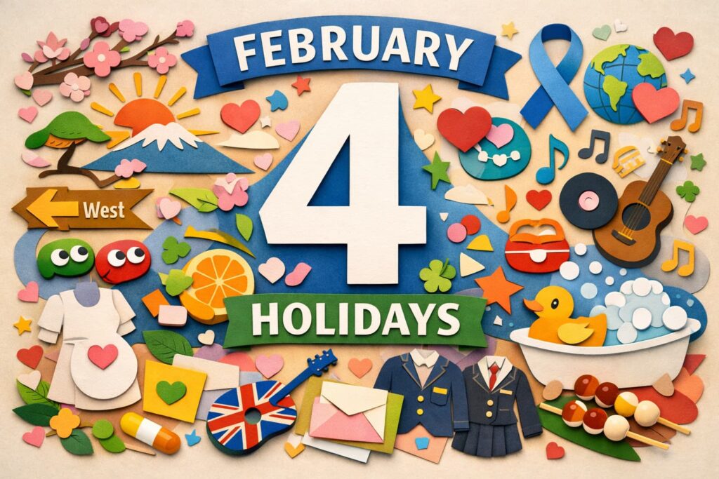 2月4日の記念日（立春・世界対がんデー・西の日・ビートルズの日・妊娠の日）をまとめて紹介