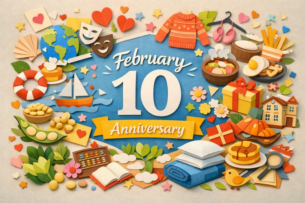 2月10日は何の日？世界マメの日、海の安全祈念日、ニットの日、ふとんの日など多彩な記念日を一覧で紹介