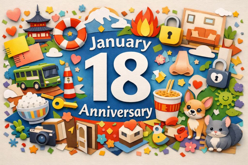 1月18日は何の日｜都バス開業の日・118番の日・初観音・振袖火事の日・カップスターの日など主な記念日まとめ
