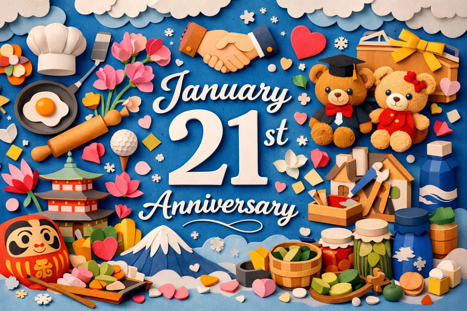 1月21日は何の日？料理番組の日、初大師・初弘法、スイートピーの日、ゼクシオの日など主な記念日まとめ