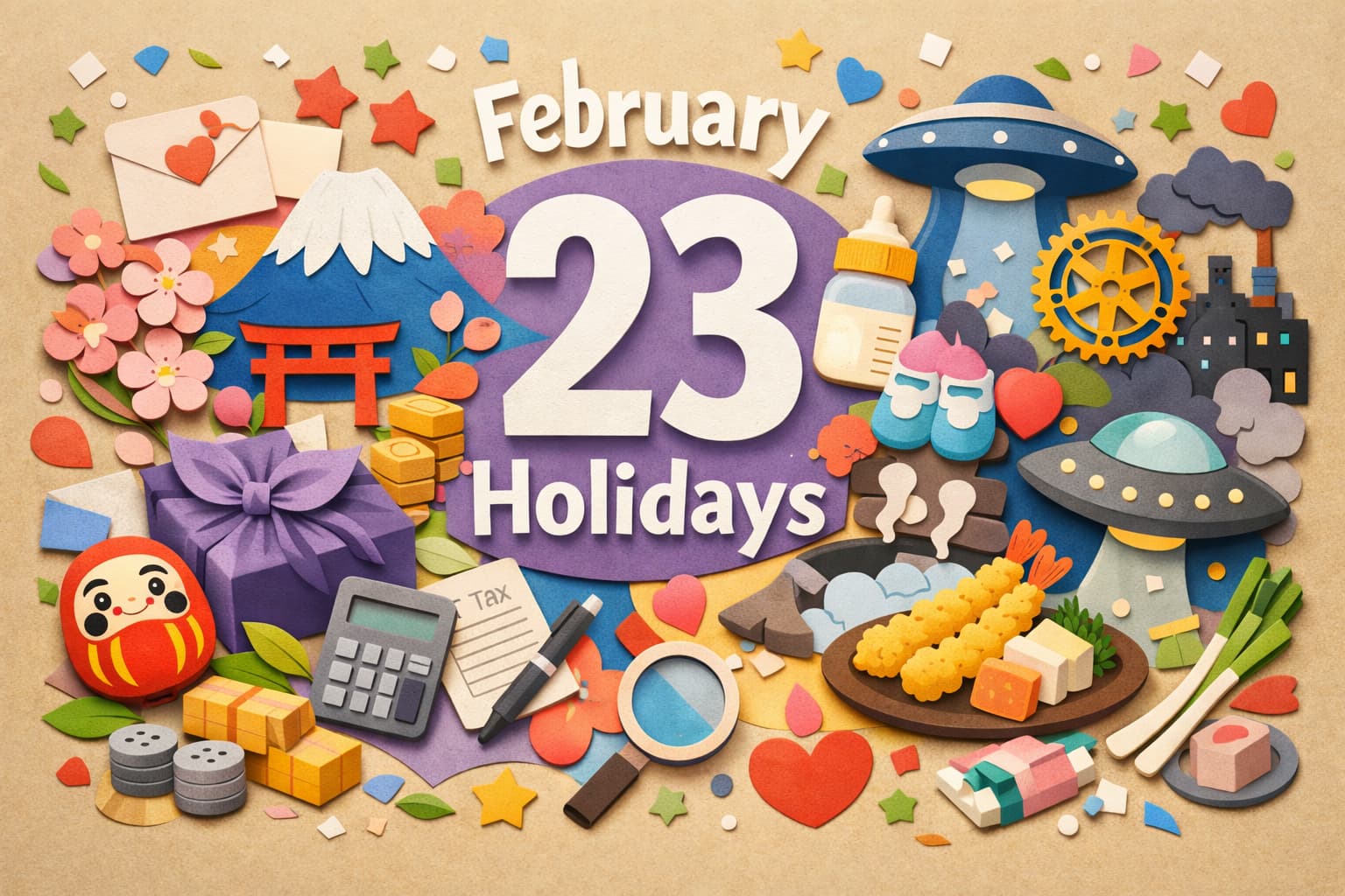 2月23日は何の日をまとめて紹介 天皇誕生日と富士山の日 税理士記念日やふろしきの日もわかる