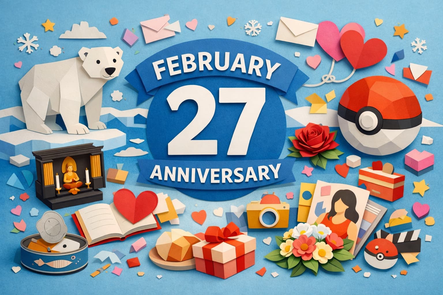 2月27日は何の日｜国際ホッキョクグマの日・Pokémon Day・冬の恋人の日・女性雑誌の日・プレミアムフライデー・仏壇の日・ツナの日