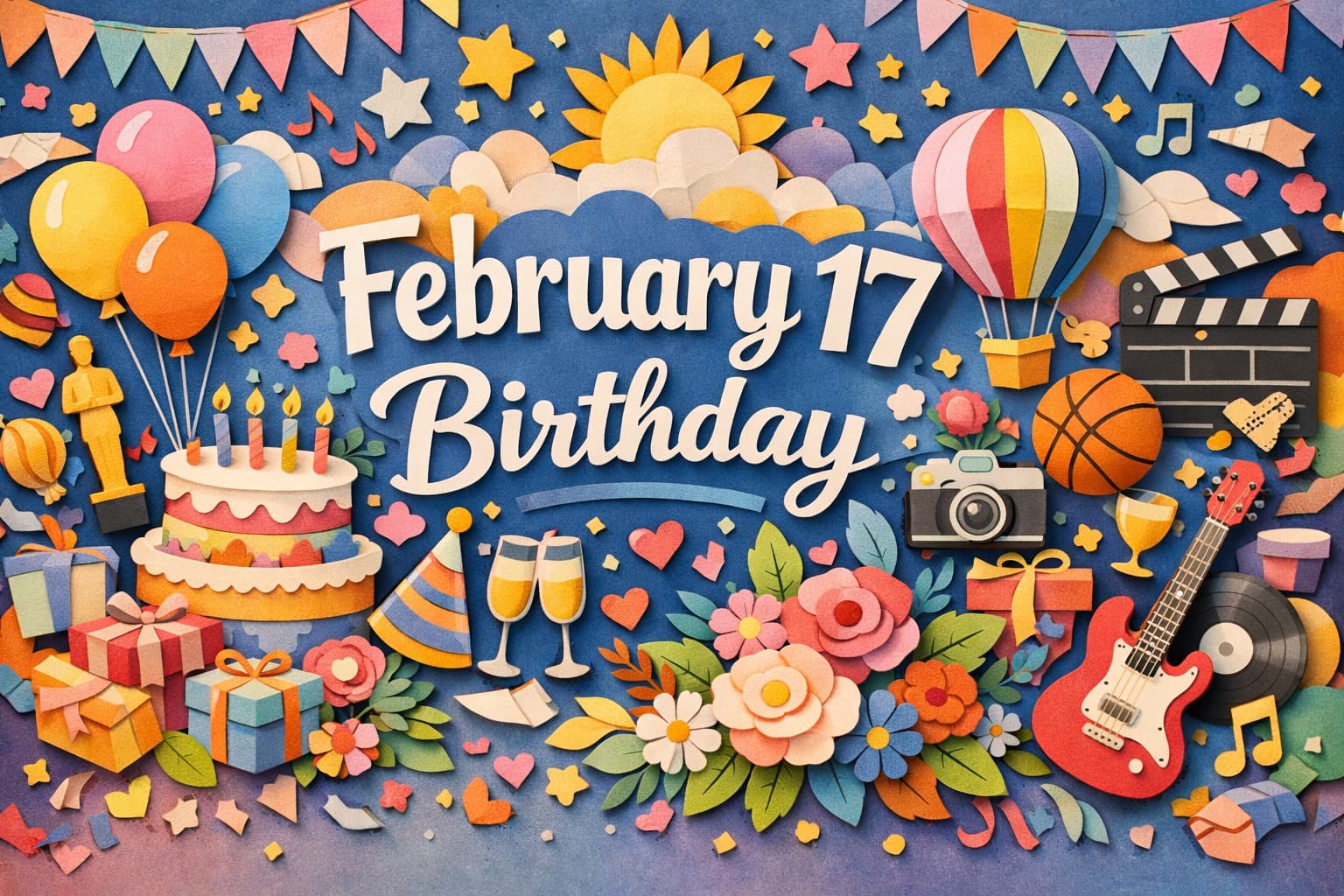 2月17日誕生日の芸能人・有名人一覧と吉瀬美智子、YUKI、エド・シーラン、マイケル・ジョーダンなど主要人物を紹介