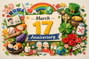 3月17日は何の日？漫画週刊誌の日・彼岸・聖パトリックの祝日・SDGsの日・減塩の日など主な記念日まとめ