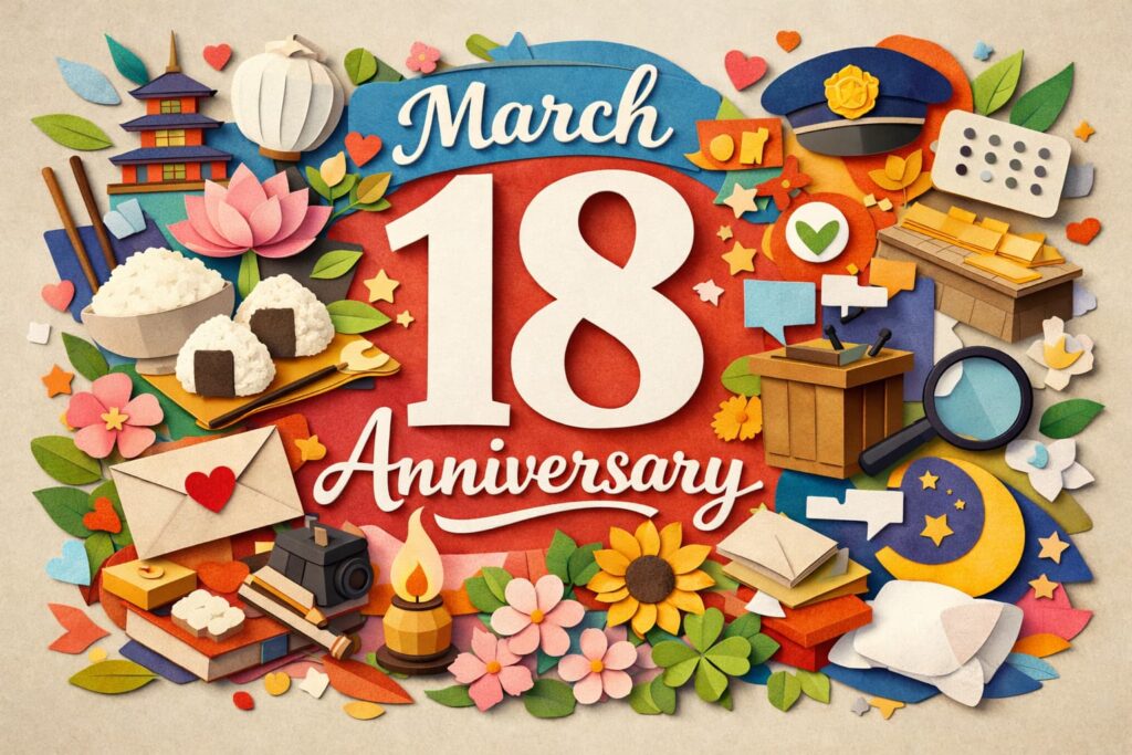 3月18日の記念日（精霊の日・彼岸・点字ブロックの日・春の睡眠の日・明治村開村記念日・防犯の日・米食の日）をまとめて分かるガイド