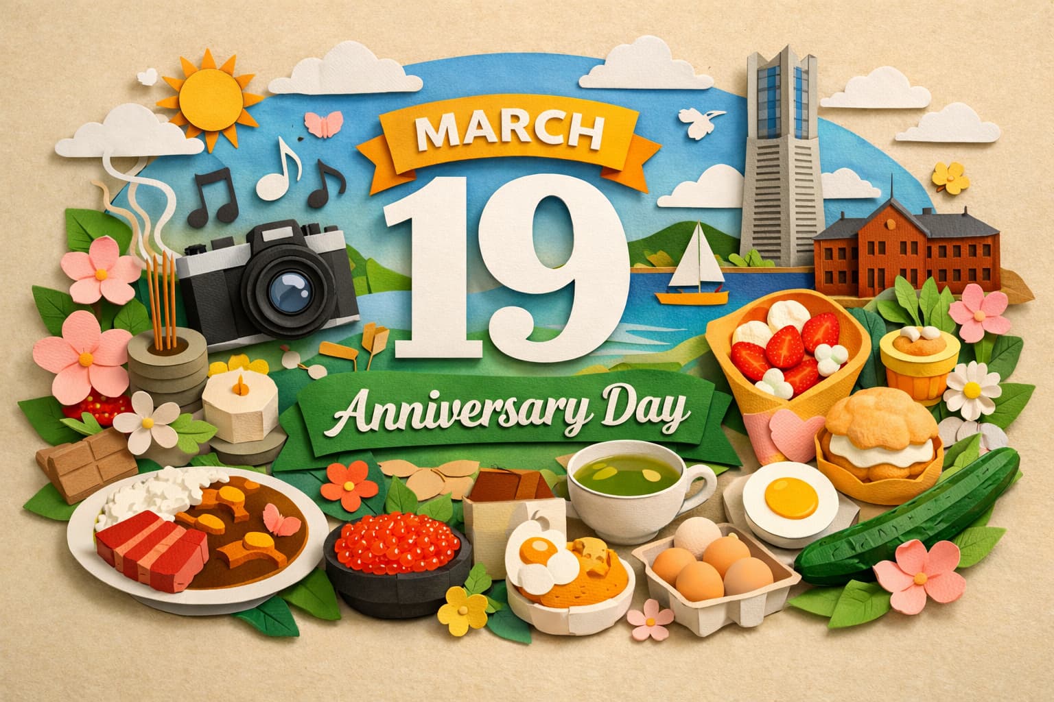 3月19日は何の日？ミュージックの日・彼岸・カメラ発明記念日・眠育の日・食育の日・神奈川県立庁記念日をまとめて紹介