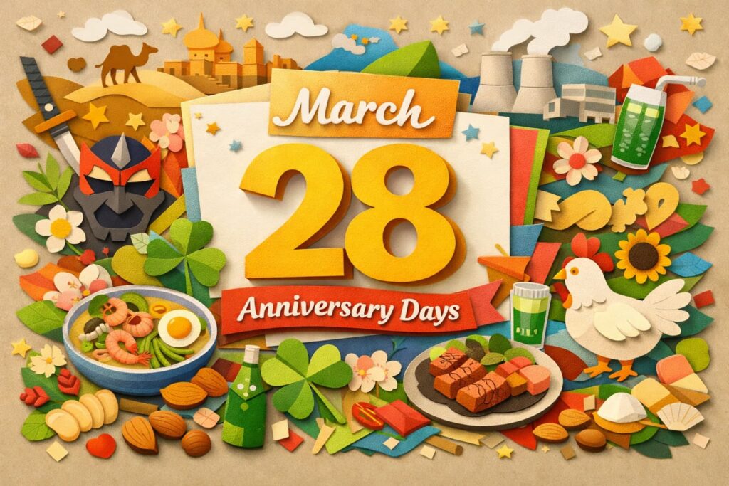 3月28日は何の日？シルクロードの日や三ツ矢の日、三つ葉の日、八幡浜ちゃんぽん記念日など主な記念日を紹介