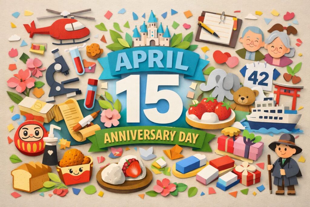 4月15日は何の日？世界医学検査デーやヘリコプターの日、遺言の日、ジャッキー・ロビンソンの日、東京ディズニーランド開園記念日など主な記念日を紹介する4月15日記念日特集