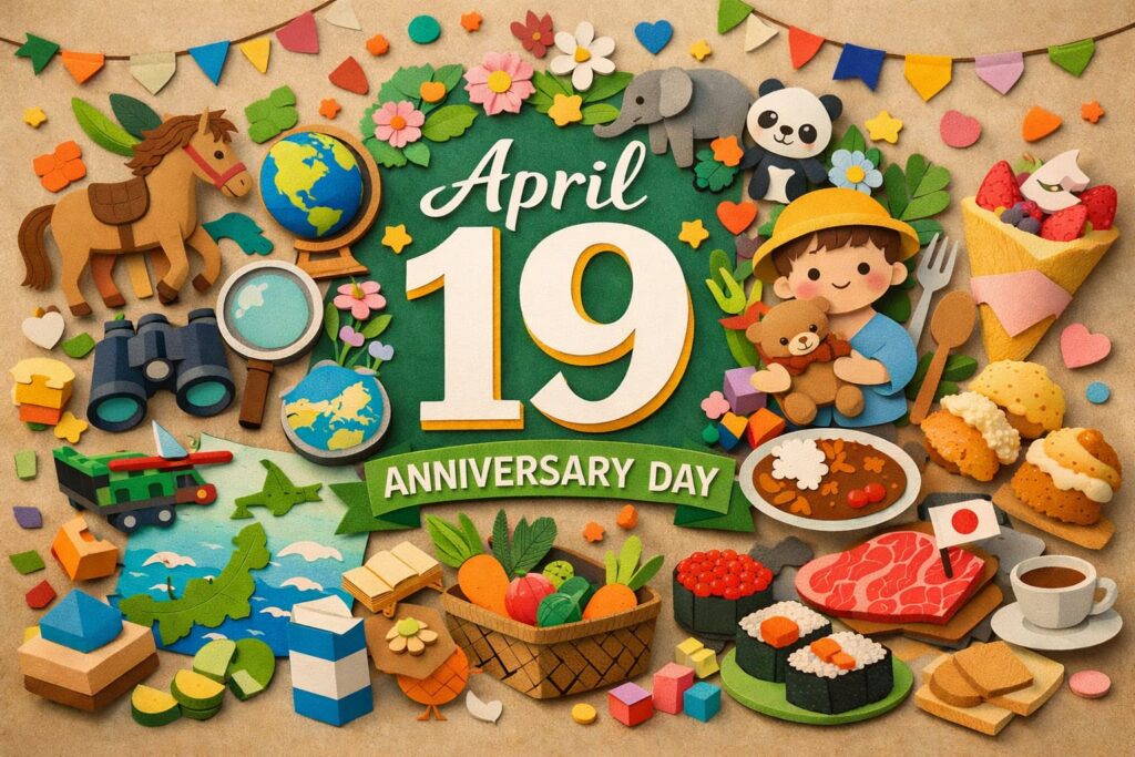 4月19日は何の日？地図の日や飼育の日、食育の日など主な記念日を紹介