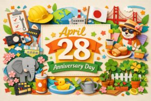 4月28日は何の日？労働安全衛生世界デーや主権回復の日、象の日、缶ジュース発売記念日、庭の日など主な記念日を紹介