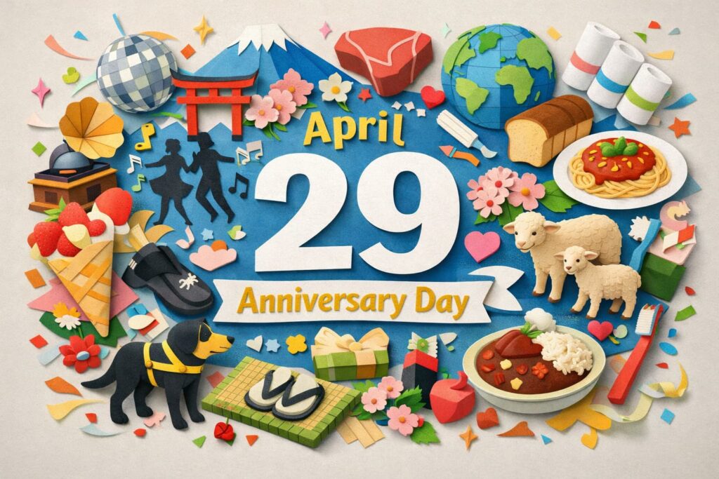 4月29日は何の日？昭和の日や国際ダンスデー、国際盲導犬の日、ナポリタンの日など記念日一覧