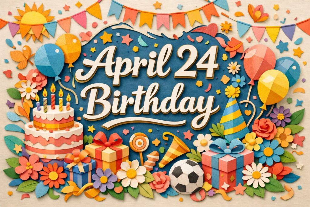 4月24日誕生日の芸能人・有名人を一覧で紹介し、町田和樹、山本梓、田中マルクス闘莉王、村上てつや、ジャン・ポール・ゴルチエなど注目人物の魅力がわかるブログ記事
