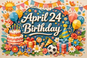 4月24日誕生日の芸能人・有名人を一覧で紹介し、町田和樹、山本梓、田中マルクス闘莉王、村上てつや、ジャン・ポール・ゴルチエなど注目人物の魅力がわかるブログ記事