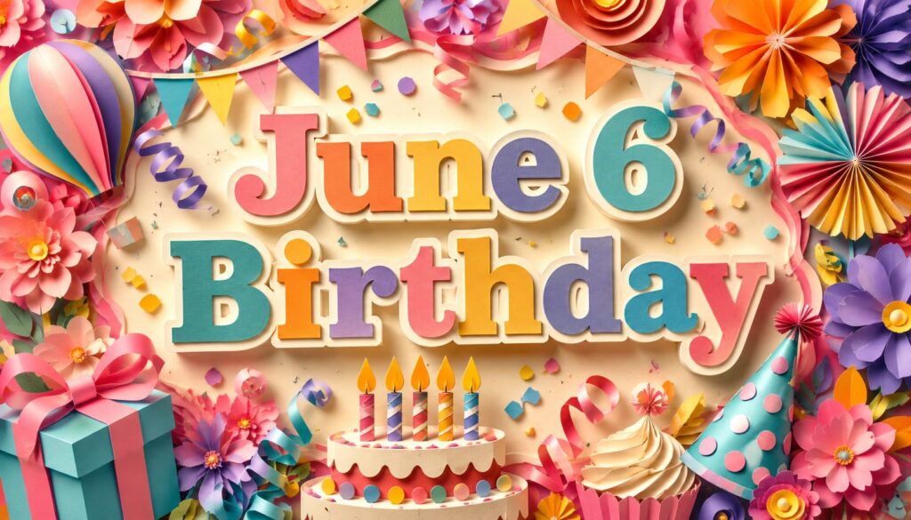 6月6日誕生日の芸能人・有名人としてVaundy、小峠英二、葛西紀明、是枝裕和、高橋幸宏などを紹介する華やかな誕生日特集