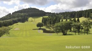 上総富士ゴルフクラブのコースと高台からの絶景