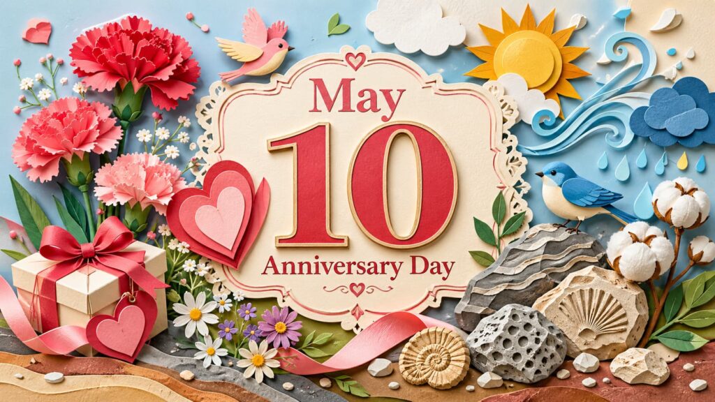 5月10日は何の日かを知りたい人に向けて、母の日、地質の日、日本気象協会創立記念日、コットンの日、五十音図・あいうえおの日、愛鳥週間など5月10日の主な記念日を紹介する内容