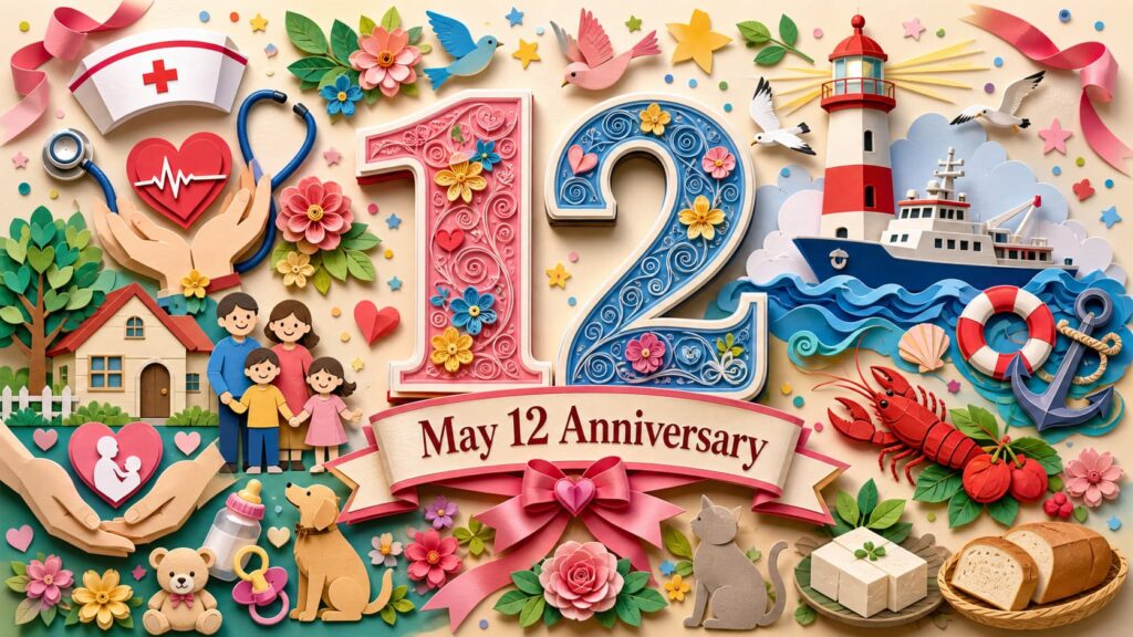 5月12日は何の日、国際看護師の日、ナイチンゲール・デー、看護の日、海上保安の日、民生委員・児童委員の日、アセロラの日を紹介