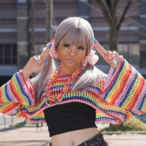 朝ドラ『おむすび』でギャル役を演じる田中美久の登場シーン