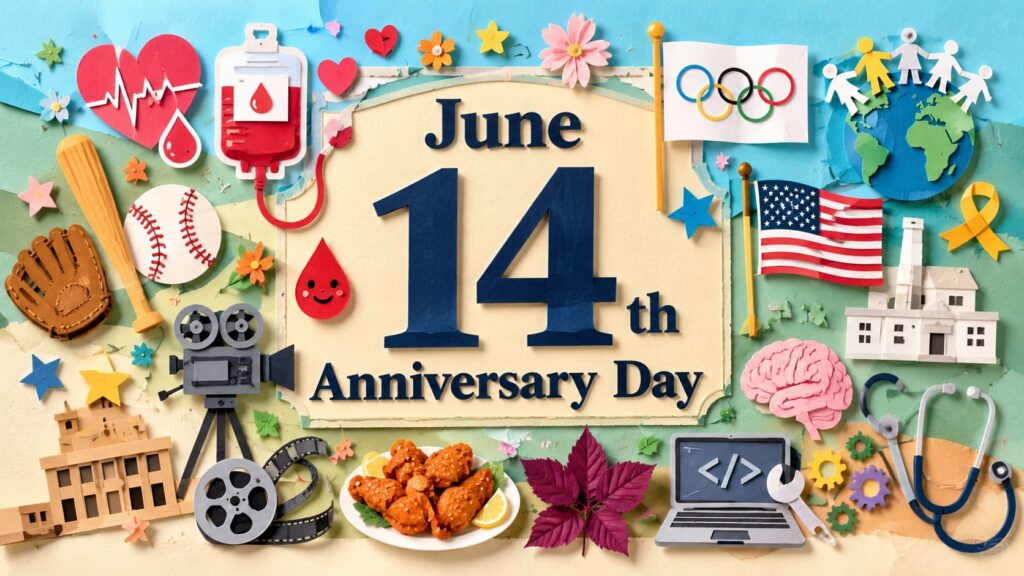 6月14日は何の日、世界献血者デー、手羽先記念日、映倫発足の日、モリシの日、認知症予防の日など6月14日の主な記念日を紹介