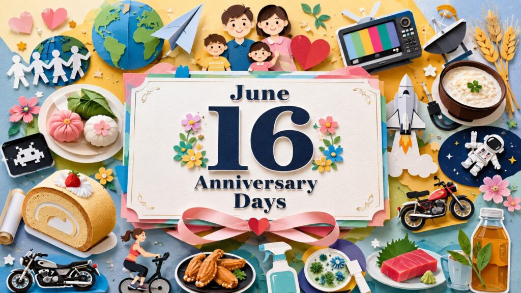 6月16日は何の日？和菓子の日、家族送金の国際デー、アフリカの子どもの日、麦とろの日など記念日一覧