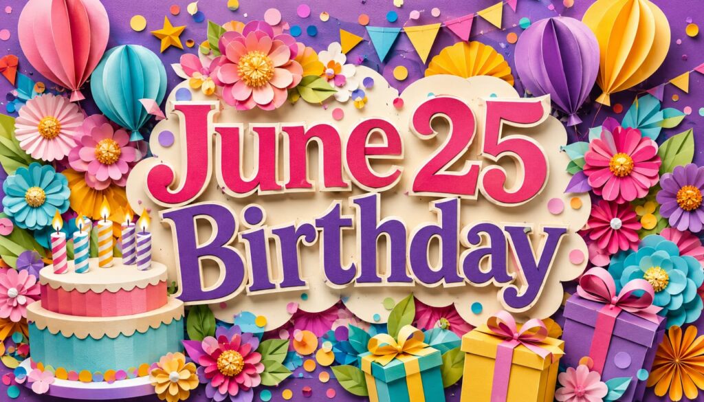6月25日誕生日の芸能人・有名人として、平手友梨奈、小島健、藤ヶ谷太輔、松浦亜弥、沢田研二など時代を彩る人物を紹介する華やかな誕生日特集