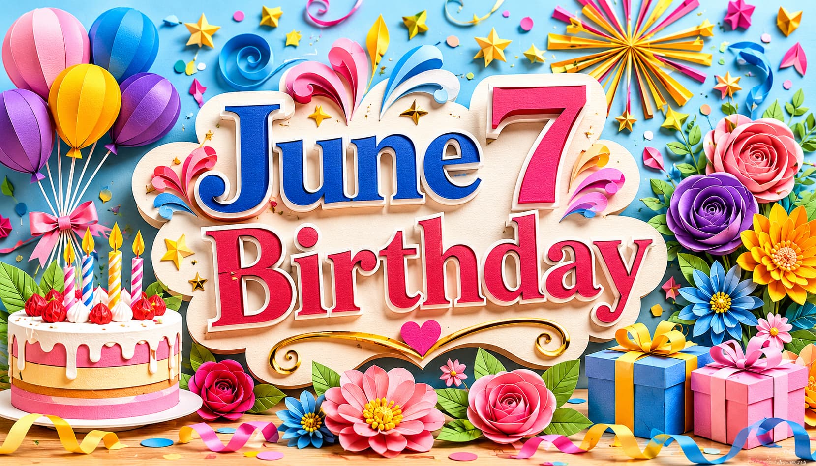 6月7日誕生日の芸能人・有名人として、荒木飛呂彦、小林武史、手塚理美、プリンス、矢部美穂など注目人物を紹介する華やかな誕生日特集