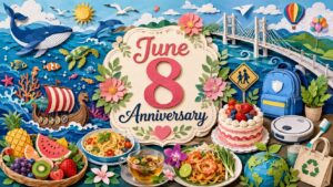 6月8日は何の日、世界海洋デー、学校の安全確保・安全管理の日、大鳴門橋開通記念日、成層圏発見の日などの記念日を紹介
