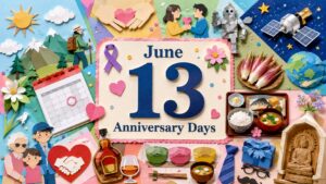6月13日は何の日、国際アルビニズム啓発デー、小さな親切運動スタートの日、鉄人の日、はやぶさの日、いいみょうがの日を紹介