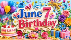 6月7日誕生日の芸能人・有名人として、荒木飛呂彦、小林武史、手塚理美、プリンス、矢部美穂など注目人物を紹介する華やかな誕生日特集
