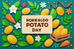 北海道ばれいしょの日は、北海道産馬鈴しょの新物を祝う記念日。8月4日、北海道の豊かな大地で育った馬鈴しょを消費拡大し、その美味しさを広める日。