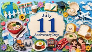 7月11日は何の日かを紹介し、世界人口デー、セブン-イレブンの日、職業教育の日、真珠記念日、ラーメンの日などの由来をまとめた記念日記事