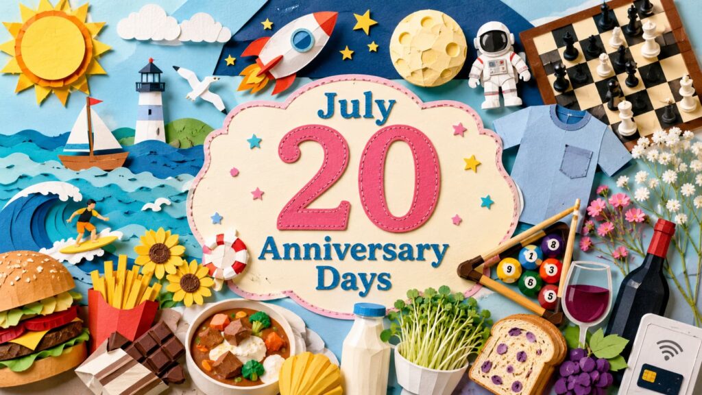 7月20日は何の日・海の日・月面着陸の日・ハンバーガーの日