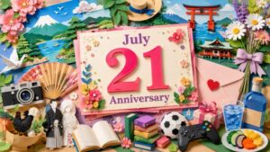 7月21日は自然公園の日、日本三景の日、神前結婚式の日など自然と文化に親しむ記念日