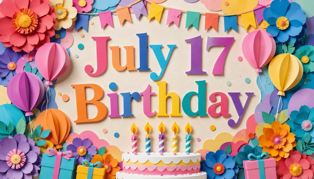 7月17日誕生日の芸能人・有名人として、WONWOO、大竹しのぶ、トシ、杉山清貴、田中律子など注目人物を紹介する華やかな誕生日記事