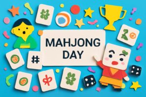 8月1日の麻雀の日を祝う記念日、麻雀の魅力を広めるために制定された日。麻雀の楽しさ、コミュニケーション促進、健康効果を強調。
