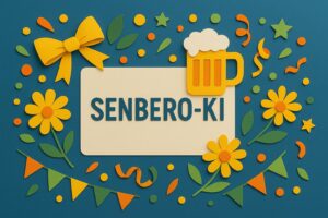 中島らもの命日を記念する「せんべろ忌」とせんべろ文化を象徴するカラフルな紙細工アート