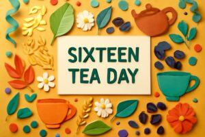 十六茶の日の健康を意識した記念日。16種類の健康素材をブレンドした「十六茶」の魅力を紹介。毎月16日は自分や家族の健康を見直す日として、東洋健康思想に基づいた飲み物で心身をサポート。