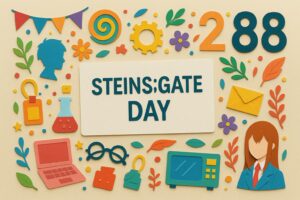 シュタゲの日（7月28日）STEINS;GATEの物語が始まる記念日を象徴するカラフルな世界観