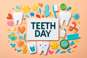 8月1日の「歯が命」の日を記念し、歯の健康の重要性とオーラルケアの方法を伝えるブログ記事のサムネイル画像
