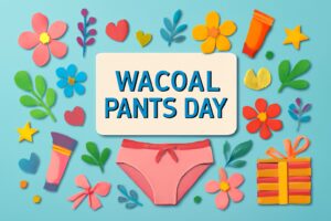 ワコールのパンツの日（8月2日）に関する情報を紹介した記事のサムネイル画像。パンツ選びの楽しさや、記念日を通じての気分の高まりを伝えるビジュアル。