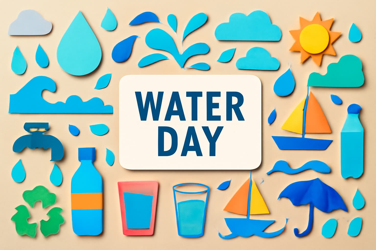 8月1日「水の日」を迎えて、水資源の大切さを考える記念日として節水の重要性を訴える